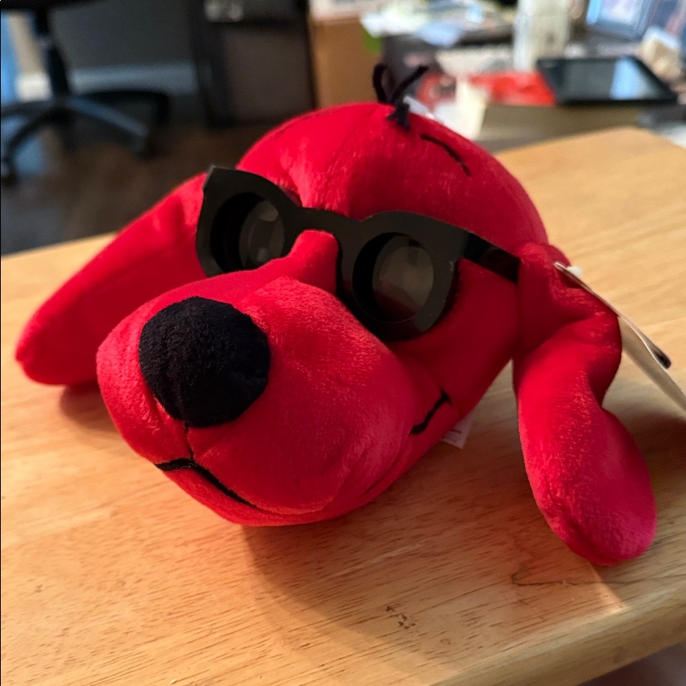 Vintage Clifford the Big Red Dog plush Binocular